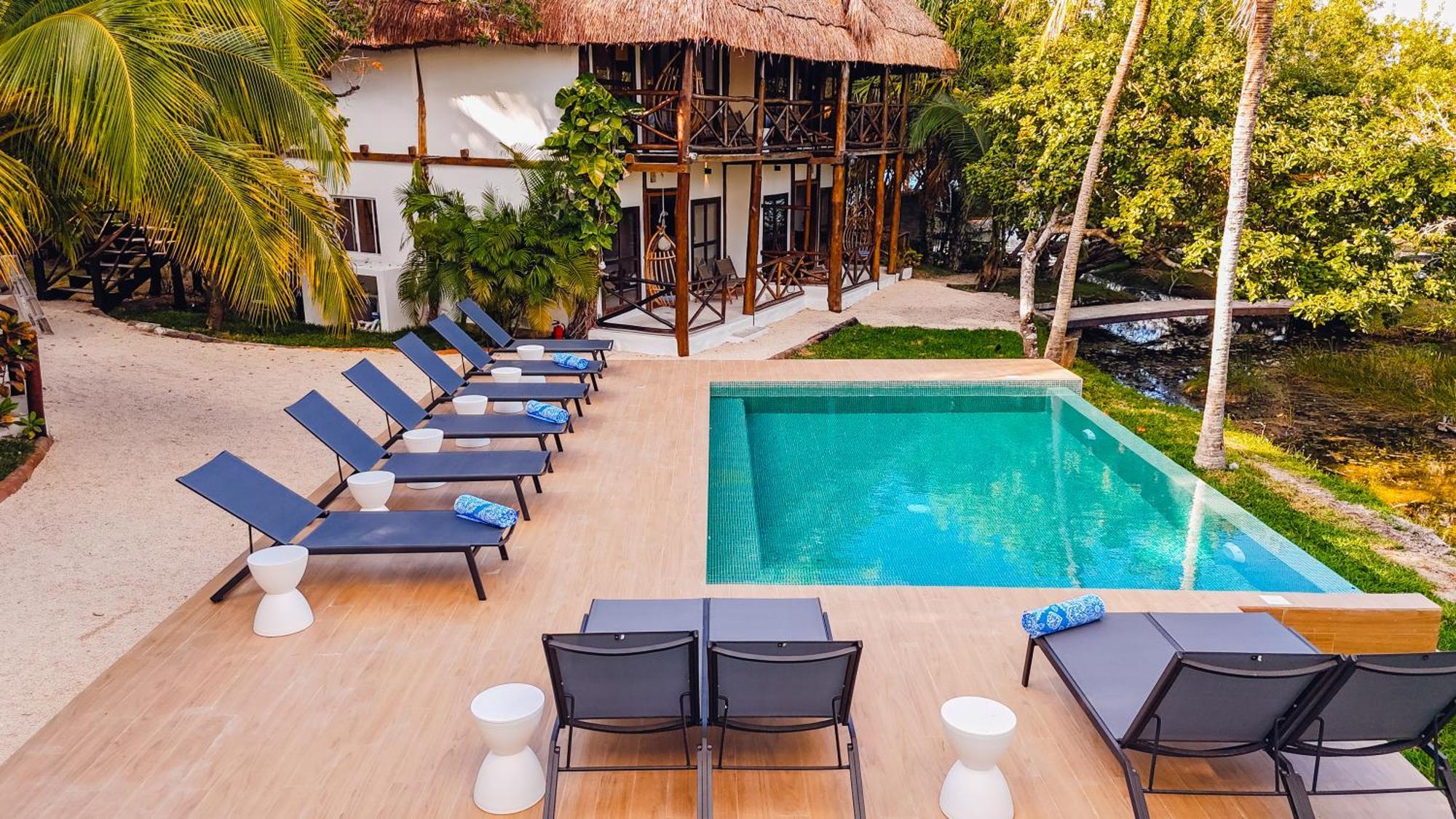 Azulea Bacalar Hotel & Spa - Lagoon Front (Adults Only) المظهر الخارجي الصورة